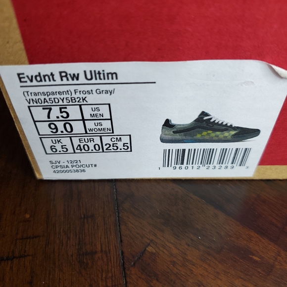 Vans Transparent EVDNT RW UltimateWaffle Men Size 7.5, Women Size 9 - Picture 13 of 13